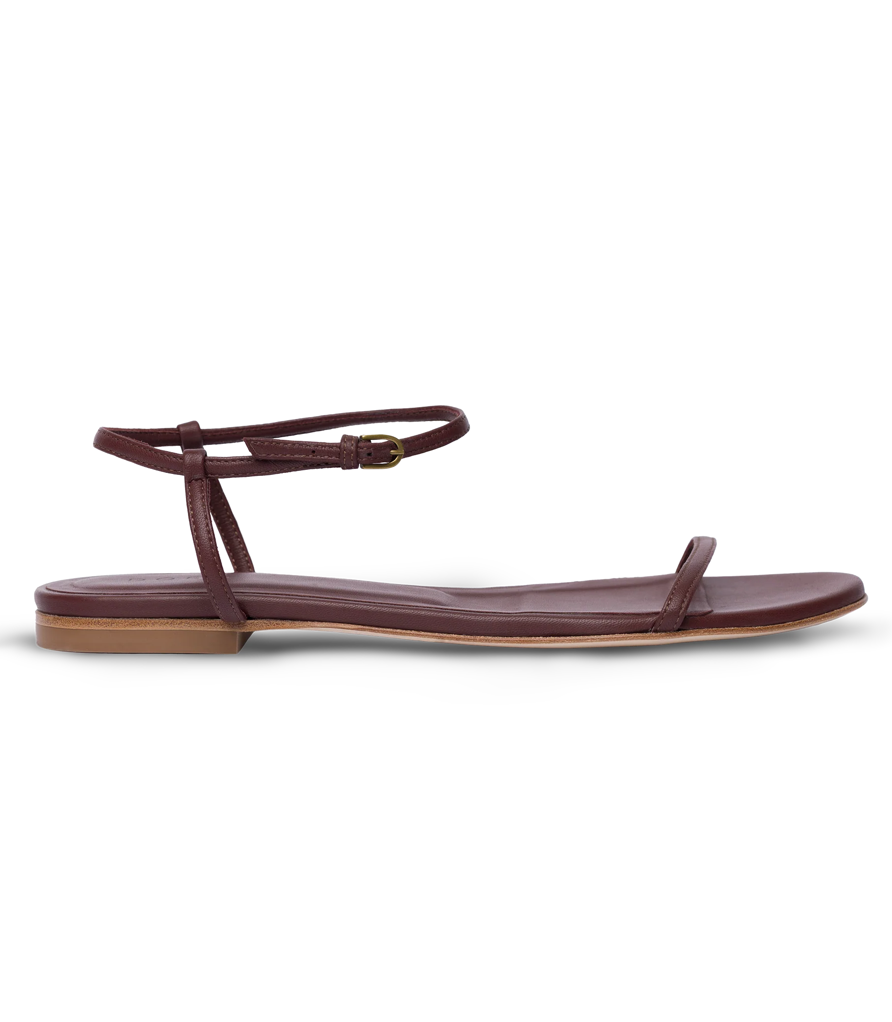 SARTENE SANDAL -- DARK CHOCOLATE NAPPA - Image 4