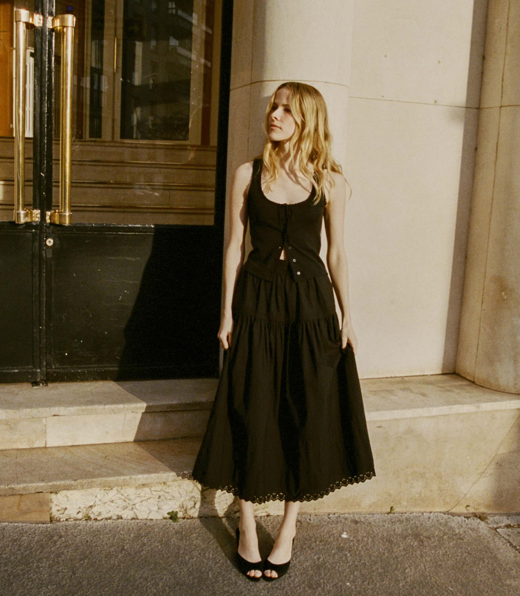 SEBASTIANE SKIRT -- BLACK - Image 3