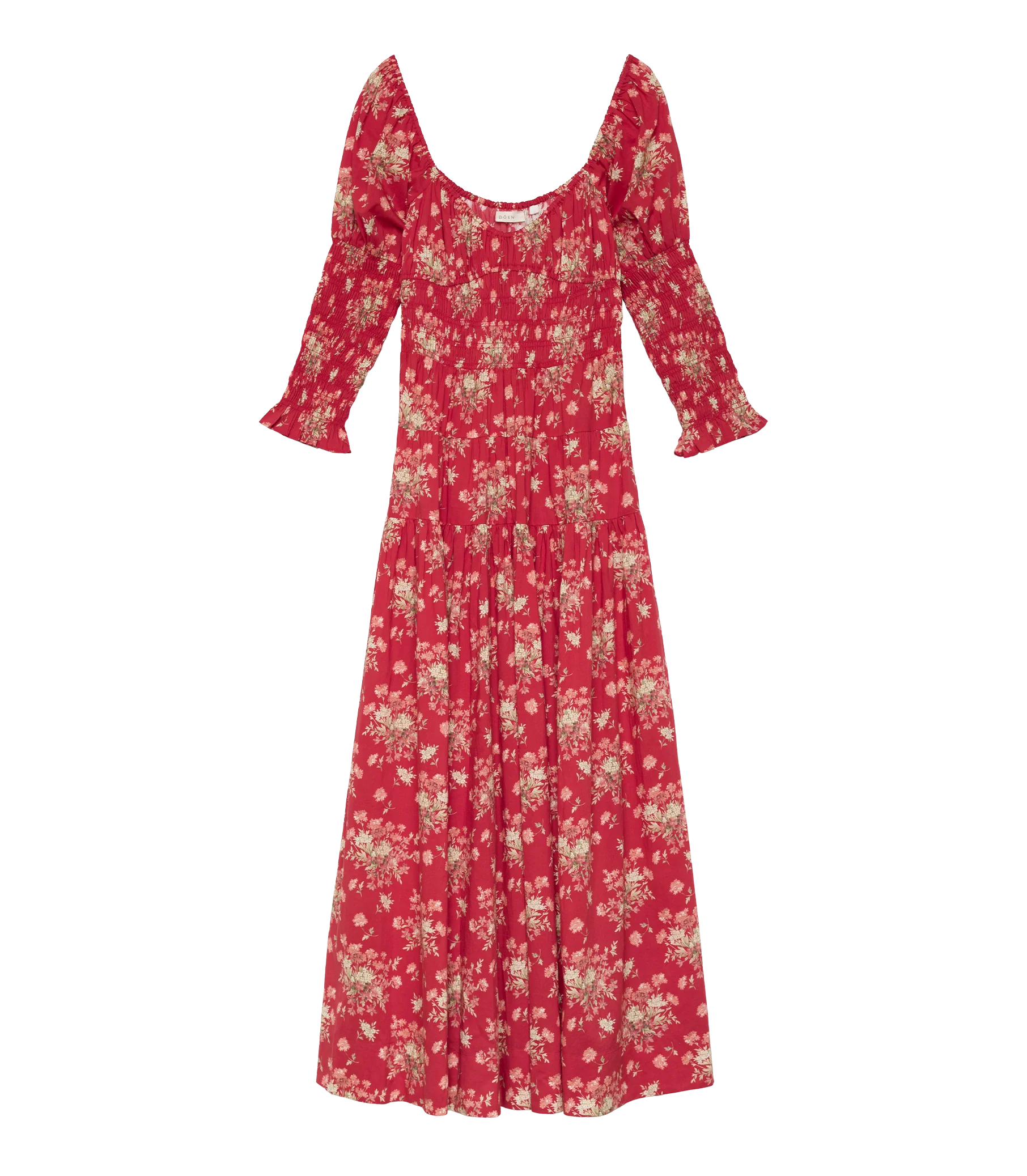SERAPHINA DRESS -- ROSSO LANTANA FLORAL - Image 9