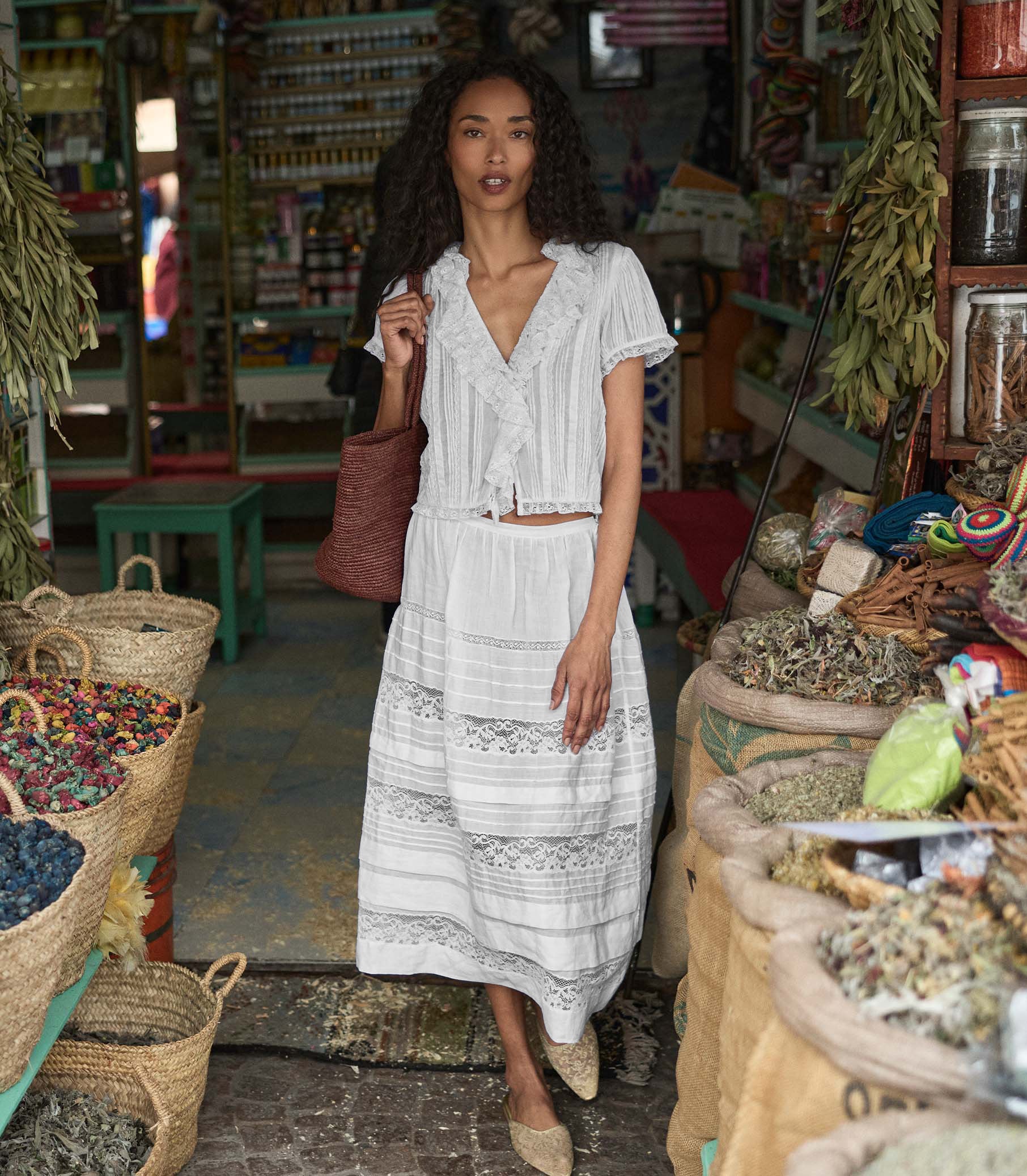 SIDRA SKIRT -- SALT - Image 3