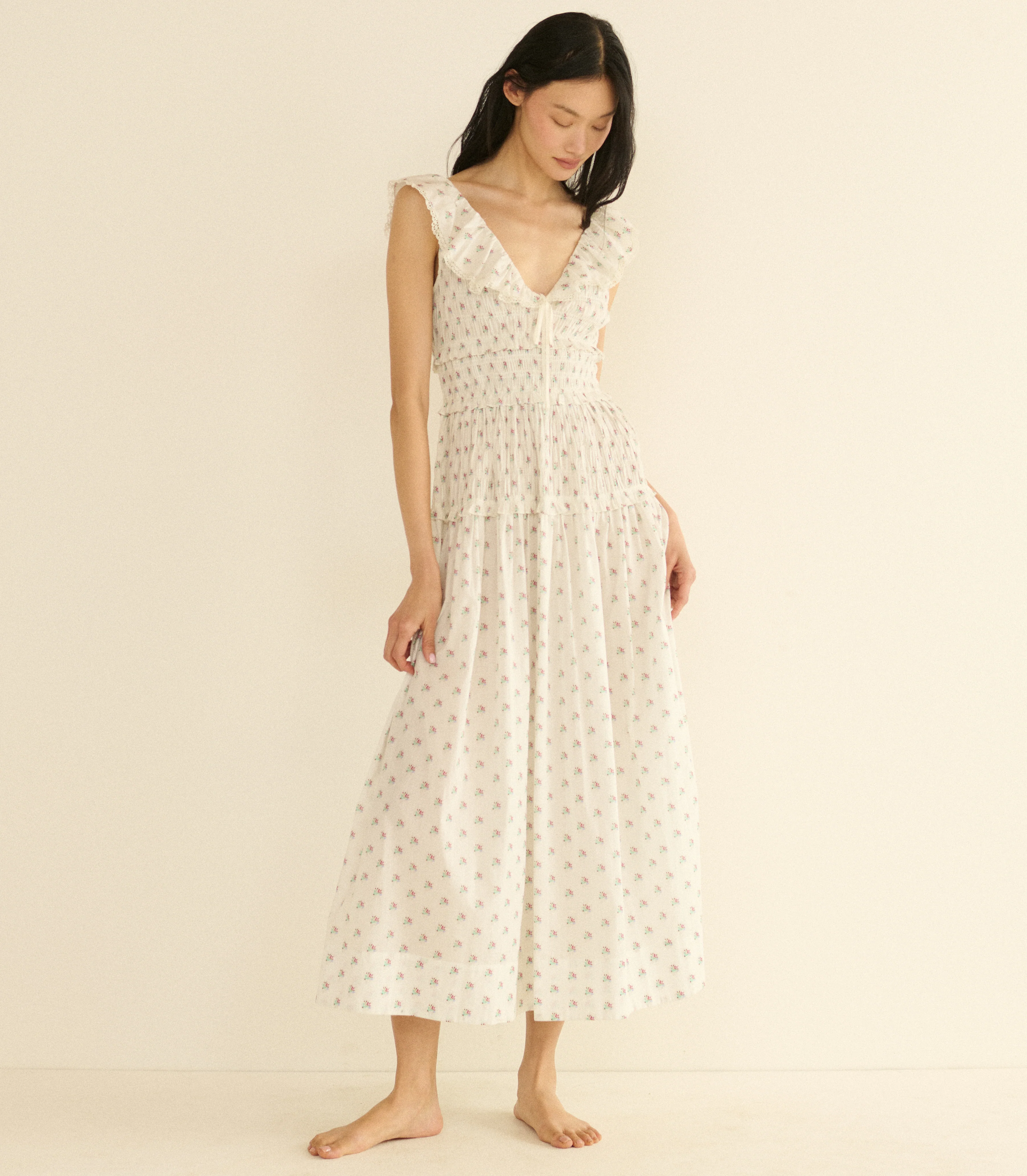 SORINA DRESS -- PETIT POSY CALICO - Image 2