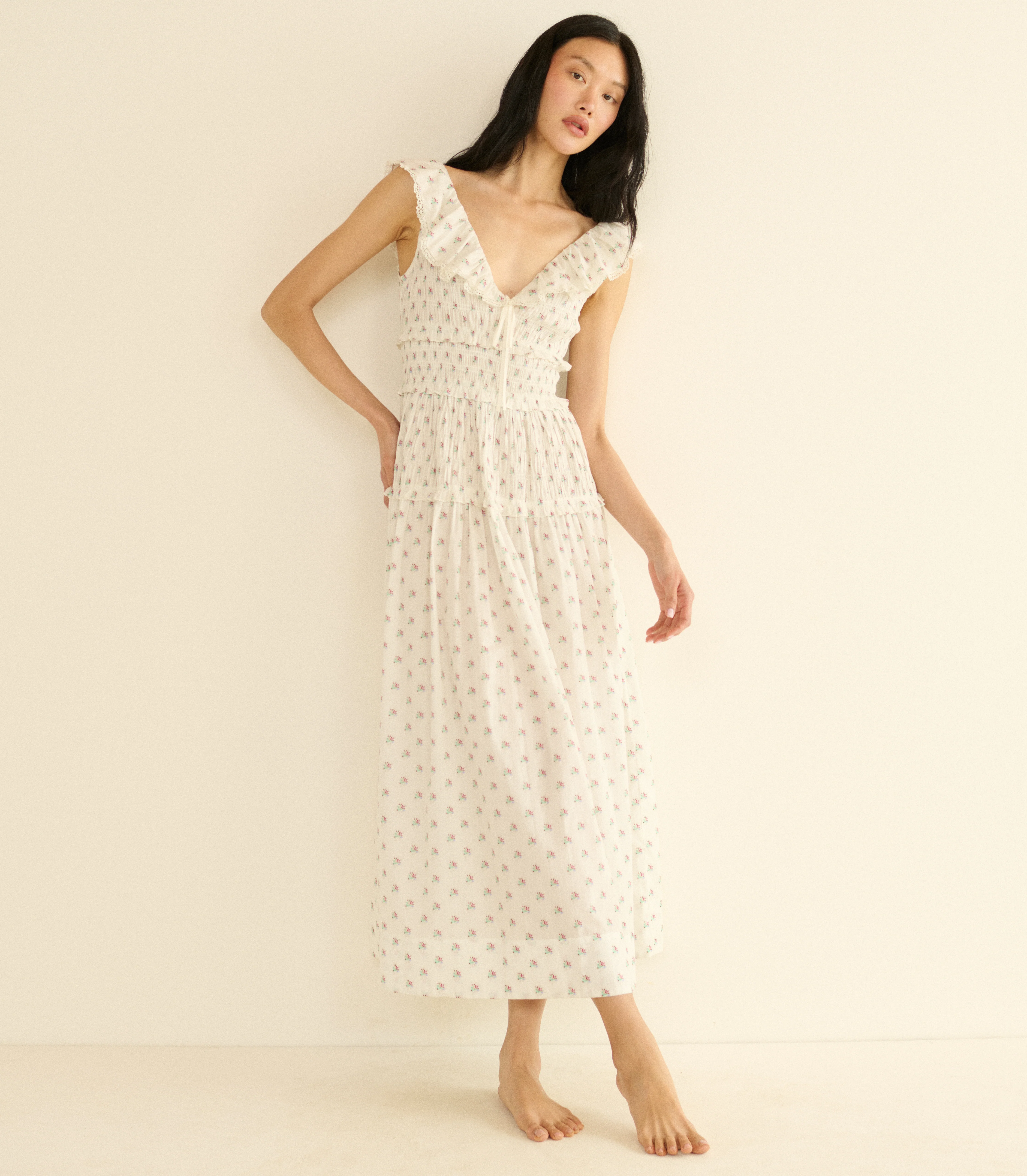 SORINA DRESS -- PETIT POSY CALICO - Image 3