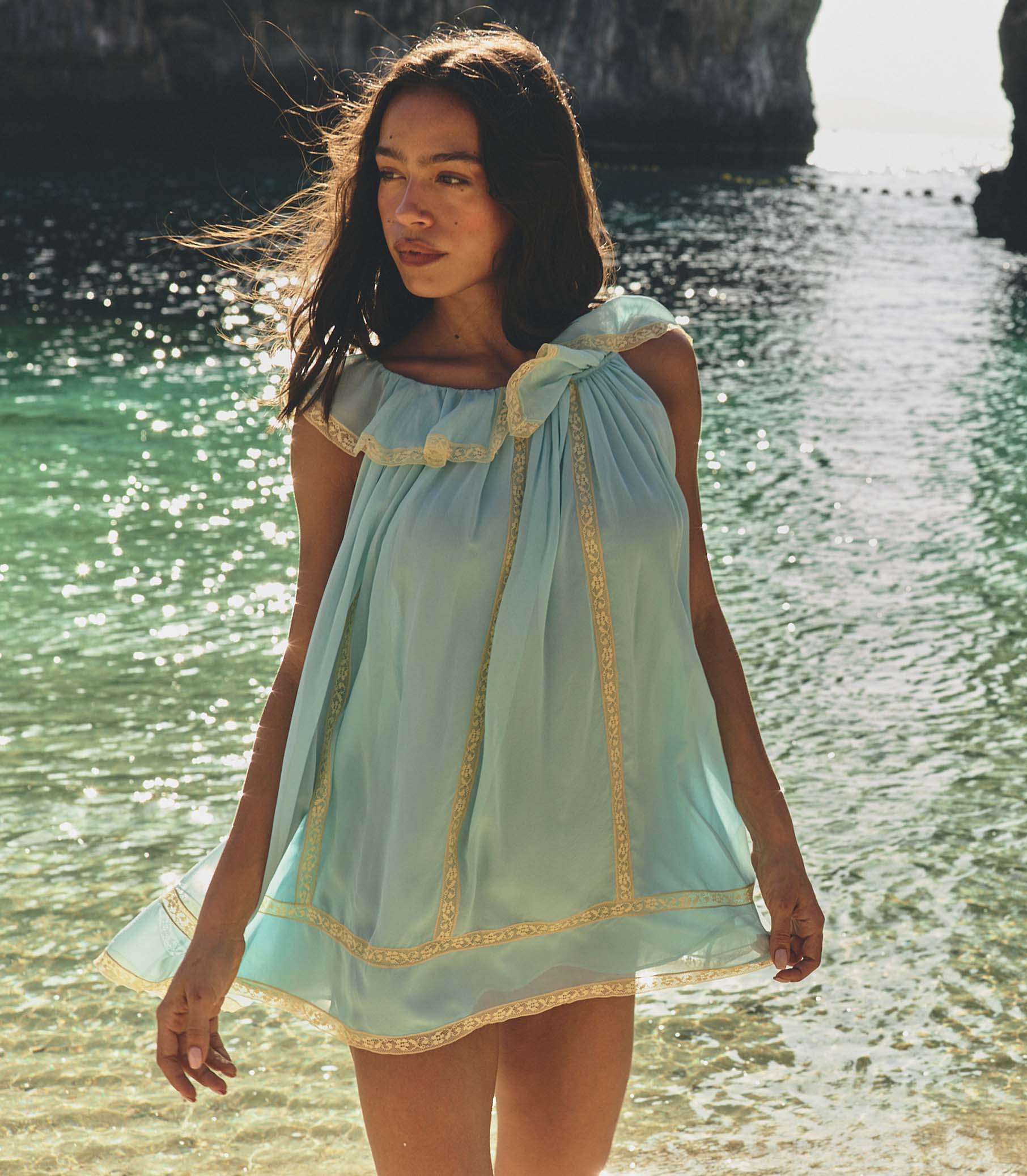 SUZETTE DRESS -- PALE WISTERIA - Image 2