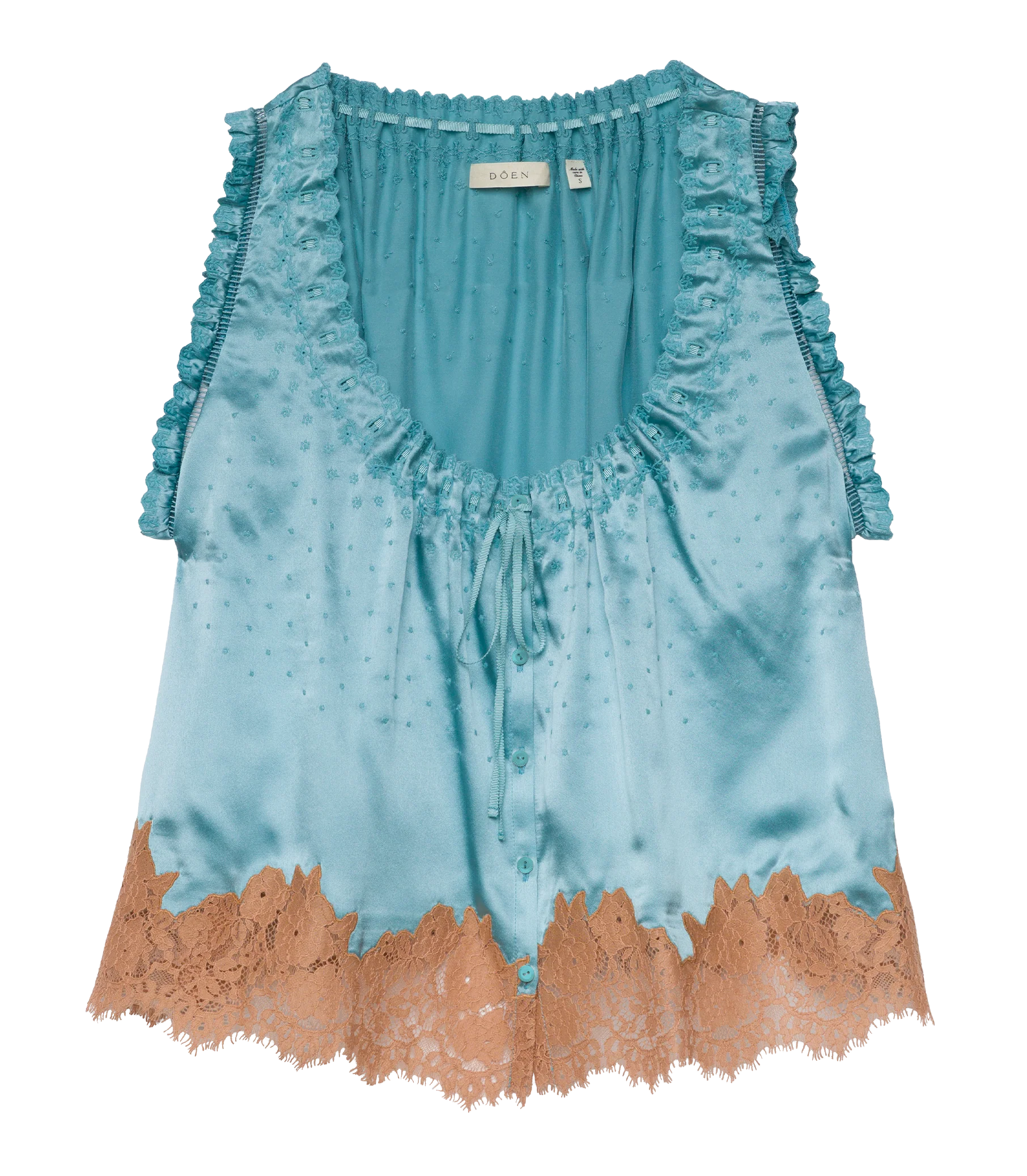 TOULOUSE TOP -- DEEP AQUAMARINE - Image 5