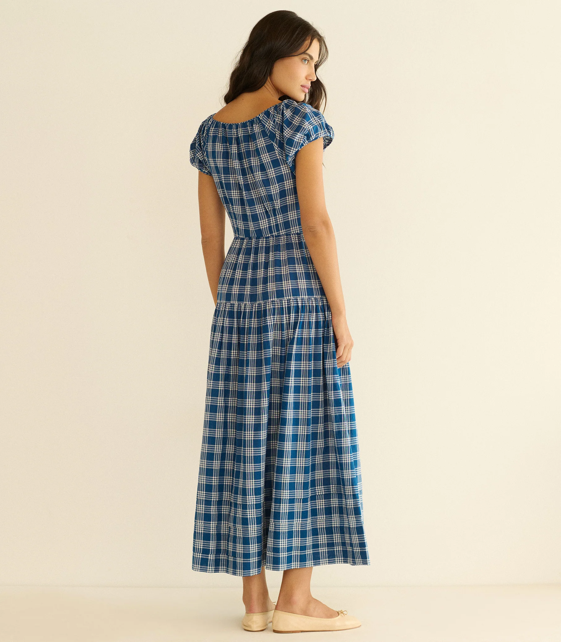 VALENNE DRESS -- DORSET PLAID - Image 6