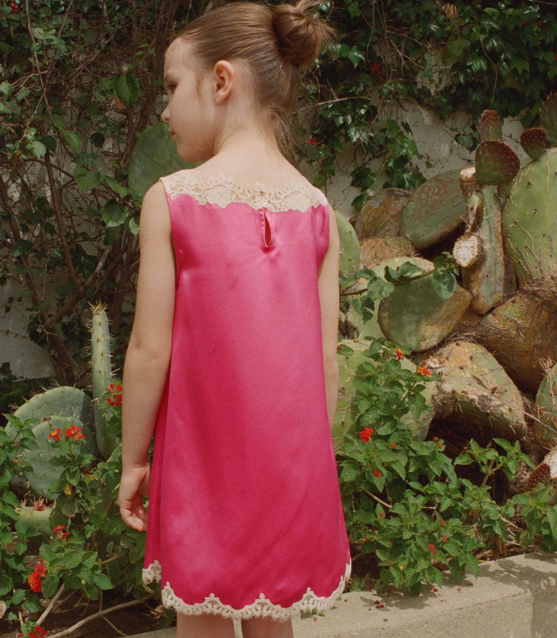 VIVETTE DRESS -- MAGENTA - Image 5