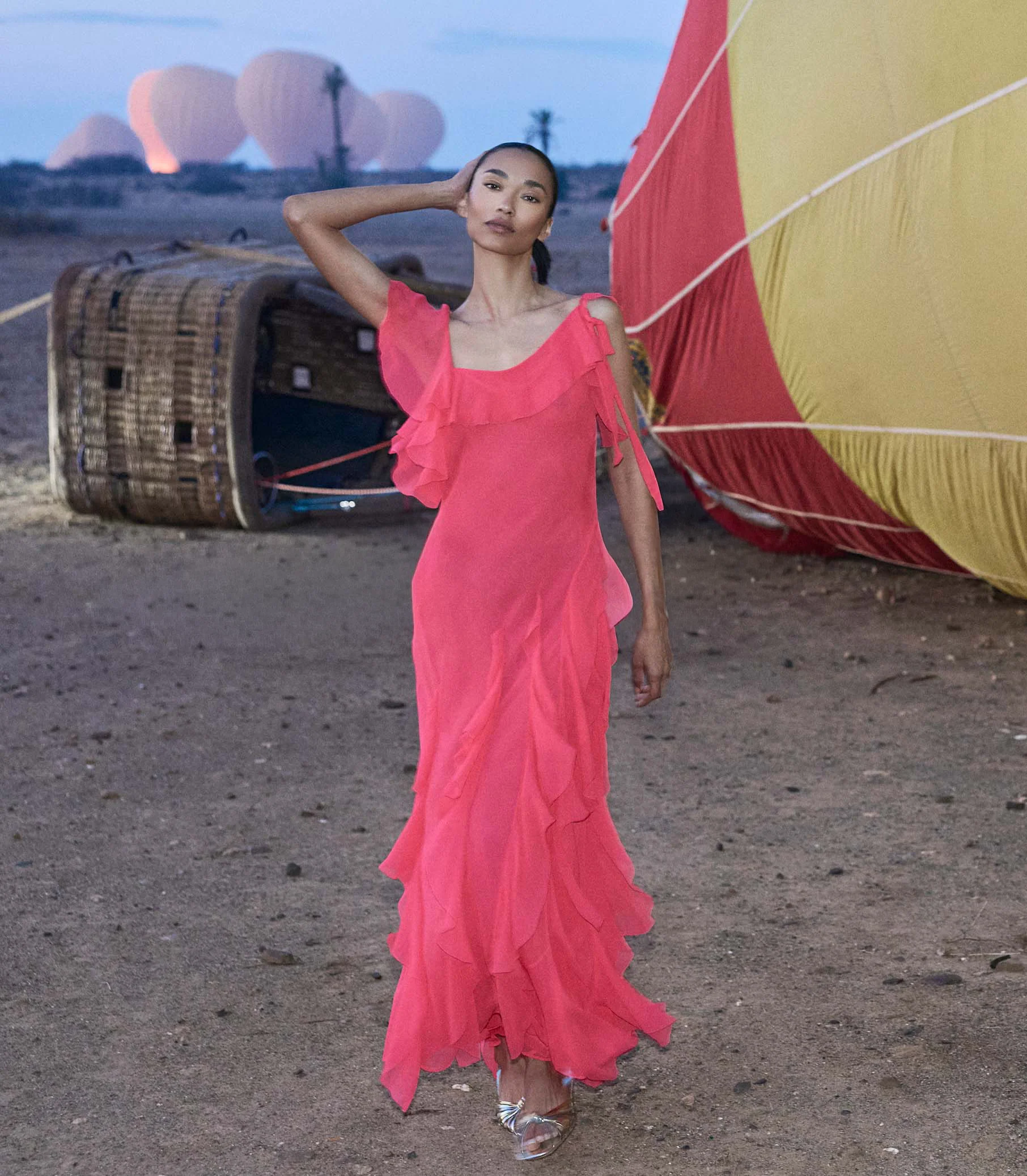 ZELIA DRESS -- BOUGAINVILLEA - Image 2