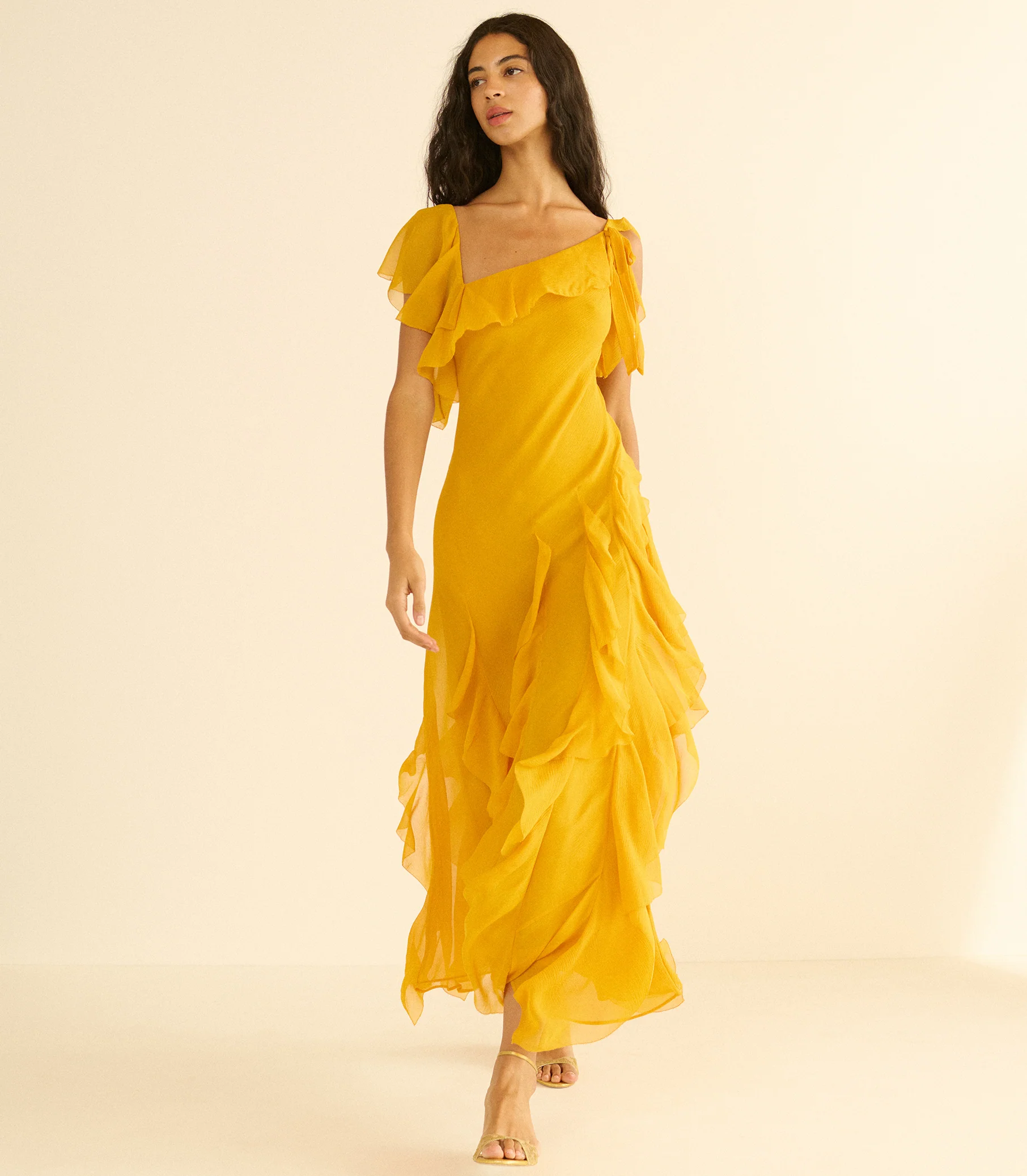 ZELIA DRESS -- SUNFLOWER - Image 4