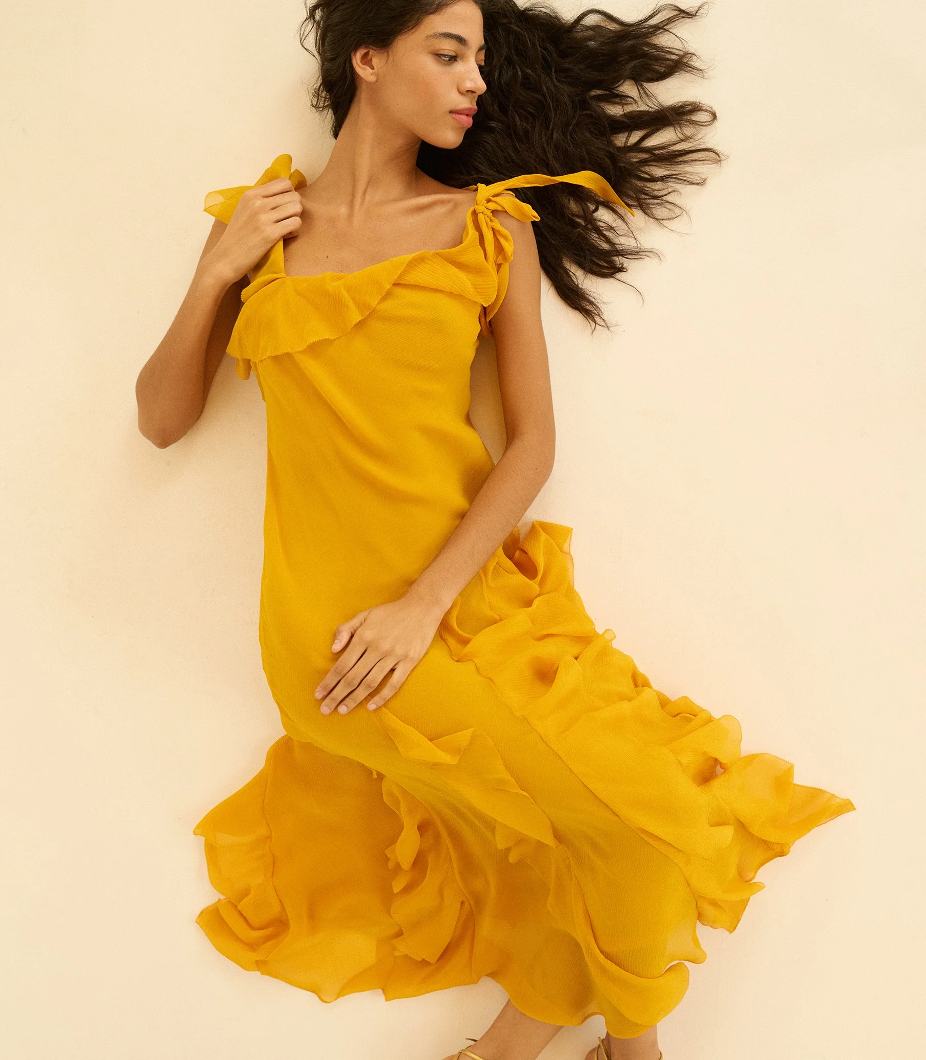 ZELIA DRESS -- SUNFLOWER - Image 5