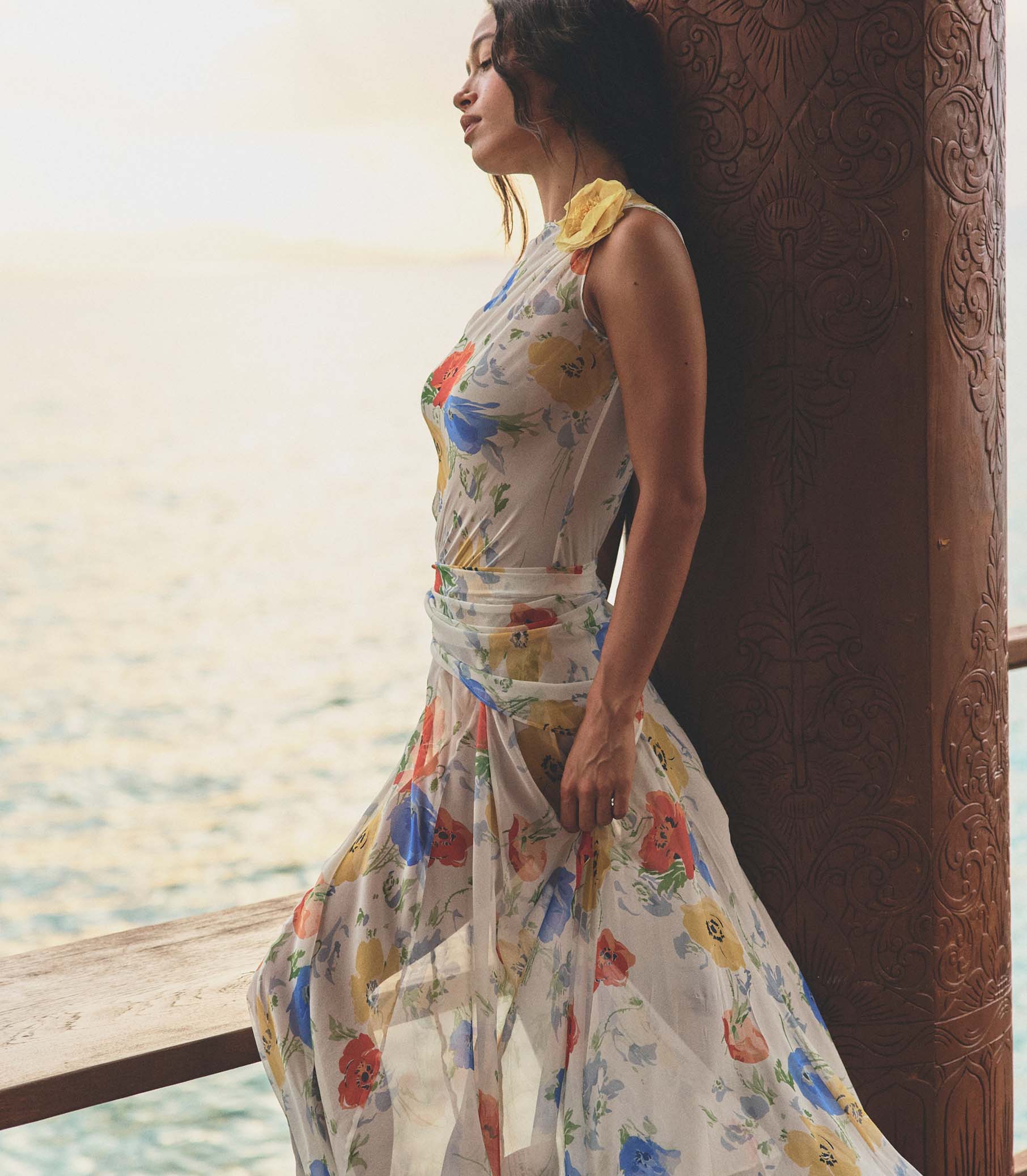 ZEPHIRINE DRESS -- ANEMONE GROVE - Image 2